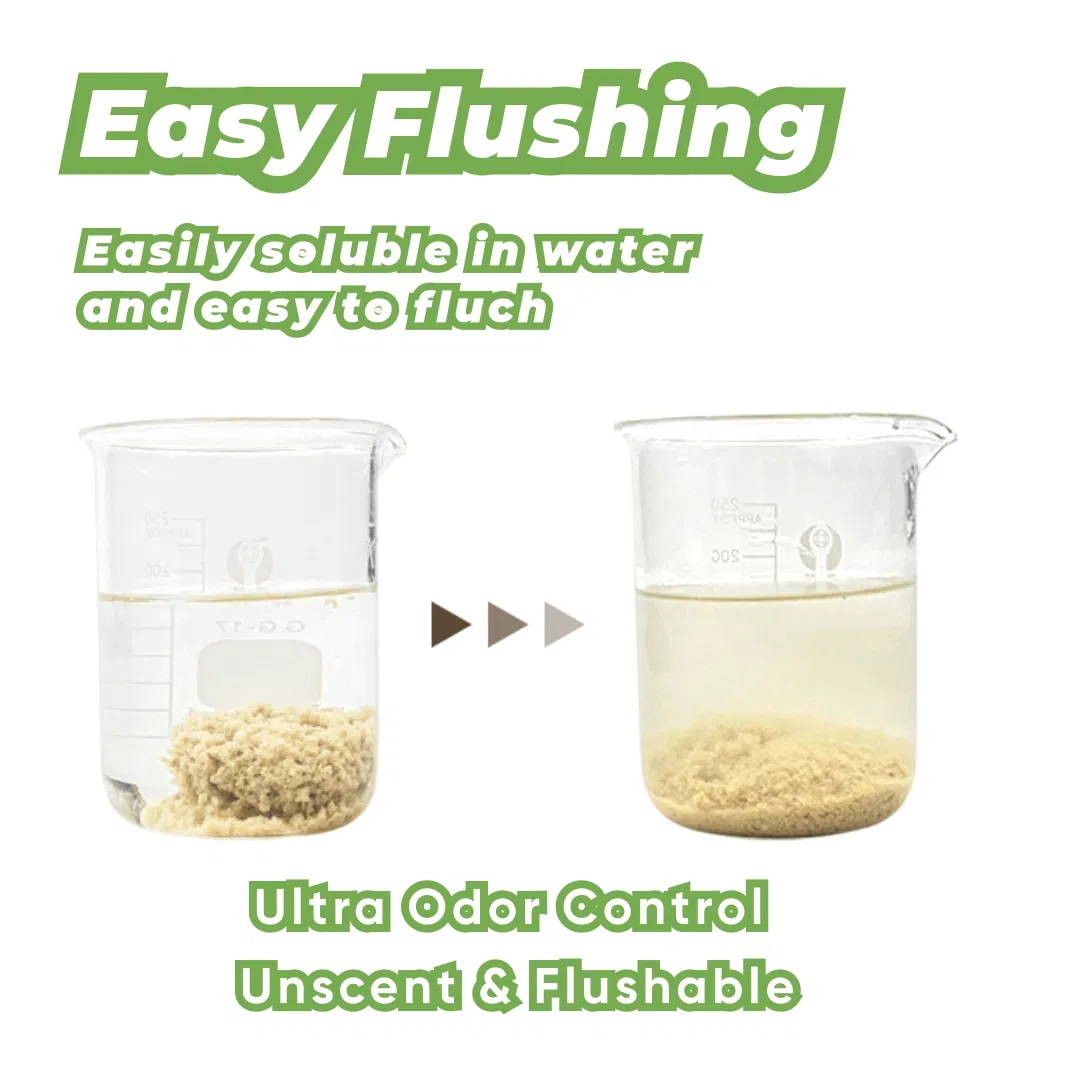 OEM/ODM Broken Bamboo Cat Litter Ultra Odor Control Clumping Dust Free Natural Plant Based Crushed Litter Sand