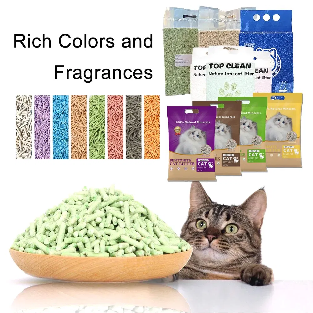 Bulk Order Support Instant Odor Lock Eco-Friendly Tofu Cat Litter
