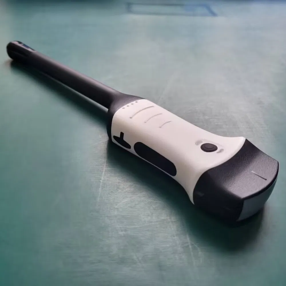 Handheld Adaptive Button-Controlled Convex-Endocavity Ultrasound Probe for Obstetric Fetal Growth Monitoring