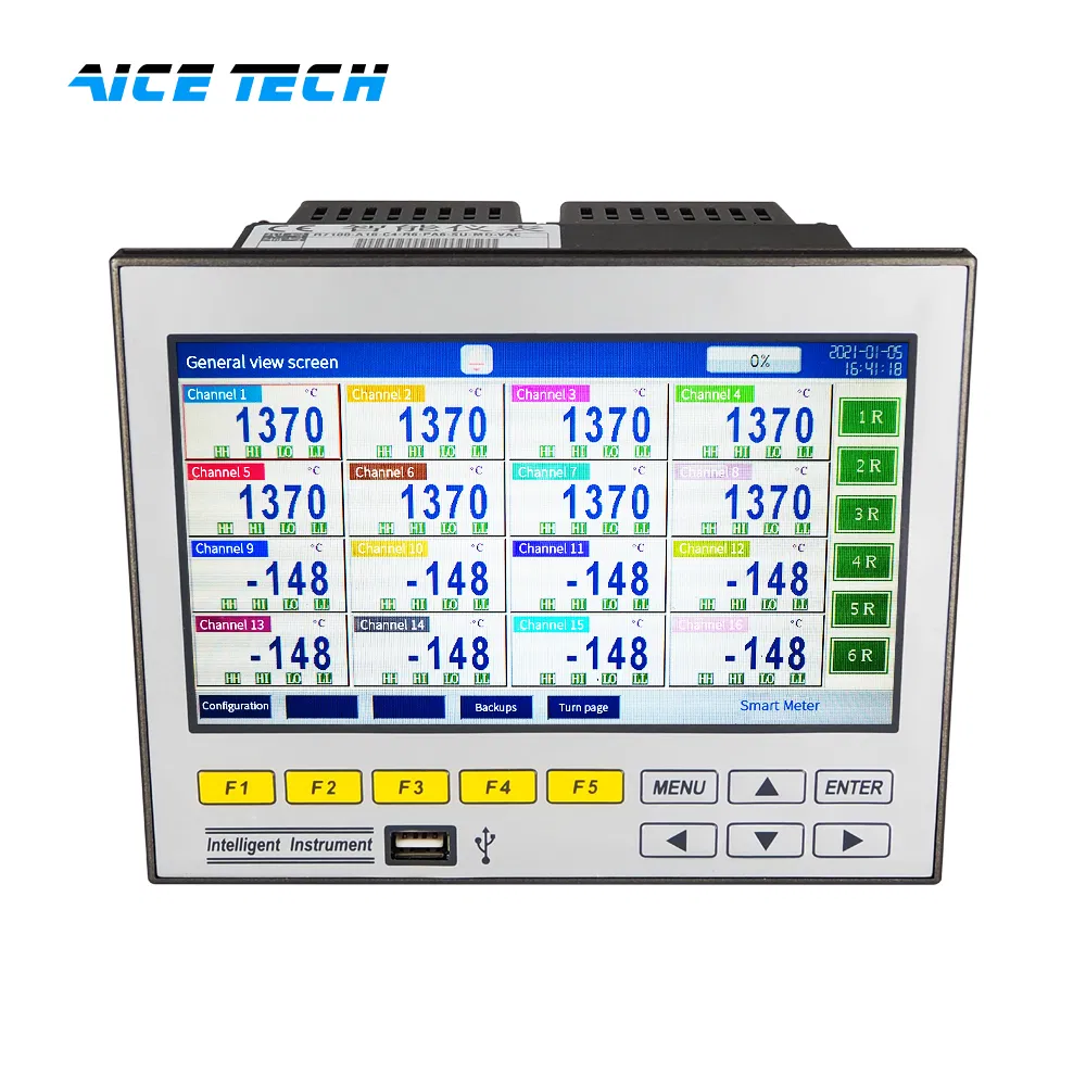 Advanced Industrial Touchscreen Color Data Recorder