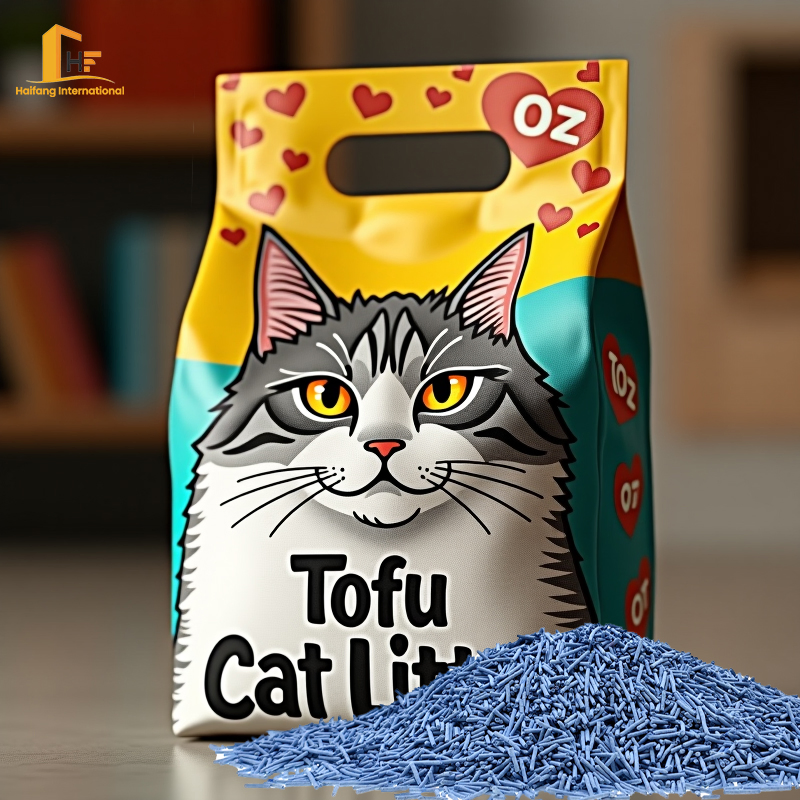 Eco Friendly Natural Litter with Odor Control and Quick Clumping Non Toxic Plant Based Comfortable and Safe 2.5kg 6L Tofu Cat Litter