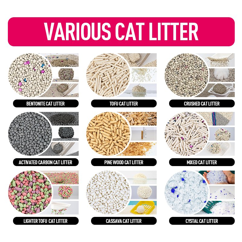 Fast Clumping Cat Litter Biodegradable Mixed Cat Litter Absorbent
