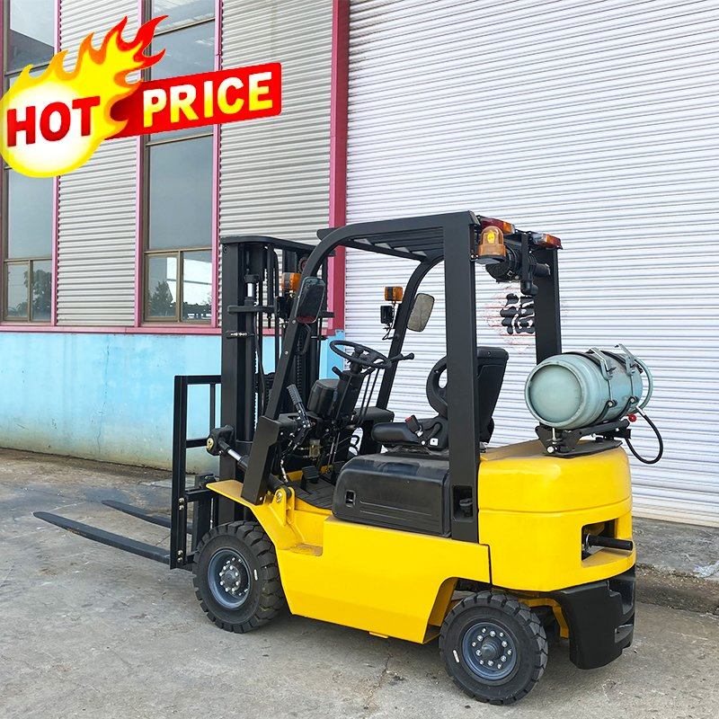 Mingyu 1.5ton/1500kgs Gas/LPG Forklift 3m/4.5m/5m/6m Lifting Height, with Japanese Isuzu/Nissan/Mitsubishi Engine, with Side Shift, Cabin, Triplex Mast