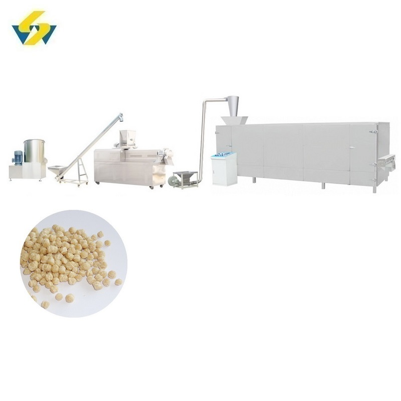 Soybean Chunks Machine Textured Vegetable Protein Extrusion Food Machine Extrusora De Alimentos