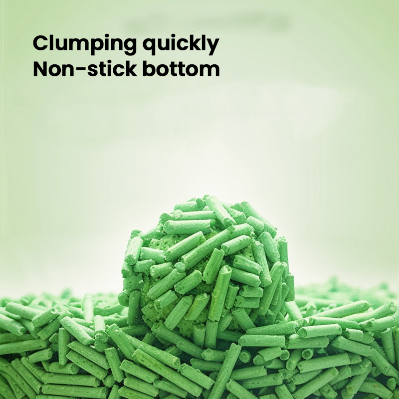 Find The Most Reliable China Based Tofu Cat Litter with Natural Plant Ingredients Fast Clumping and Strong Deodorizing Abilities Green Tea Tofu Cat Litter