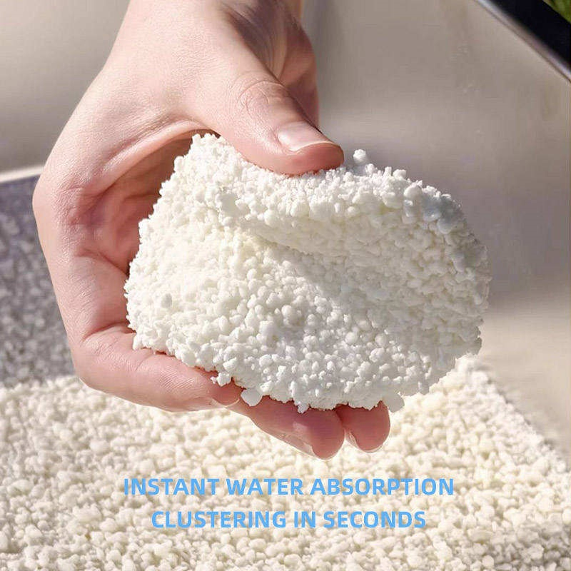 Dust-Free Natural Plant-Based Cat Litter Quick Clumping Eco-Friendly Biodegradable Starch Cassava Cat Litter