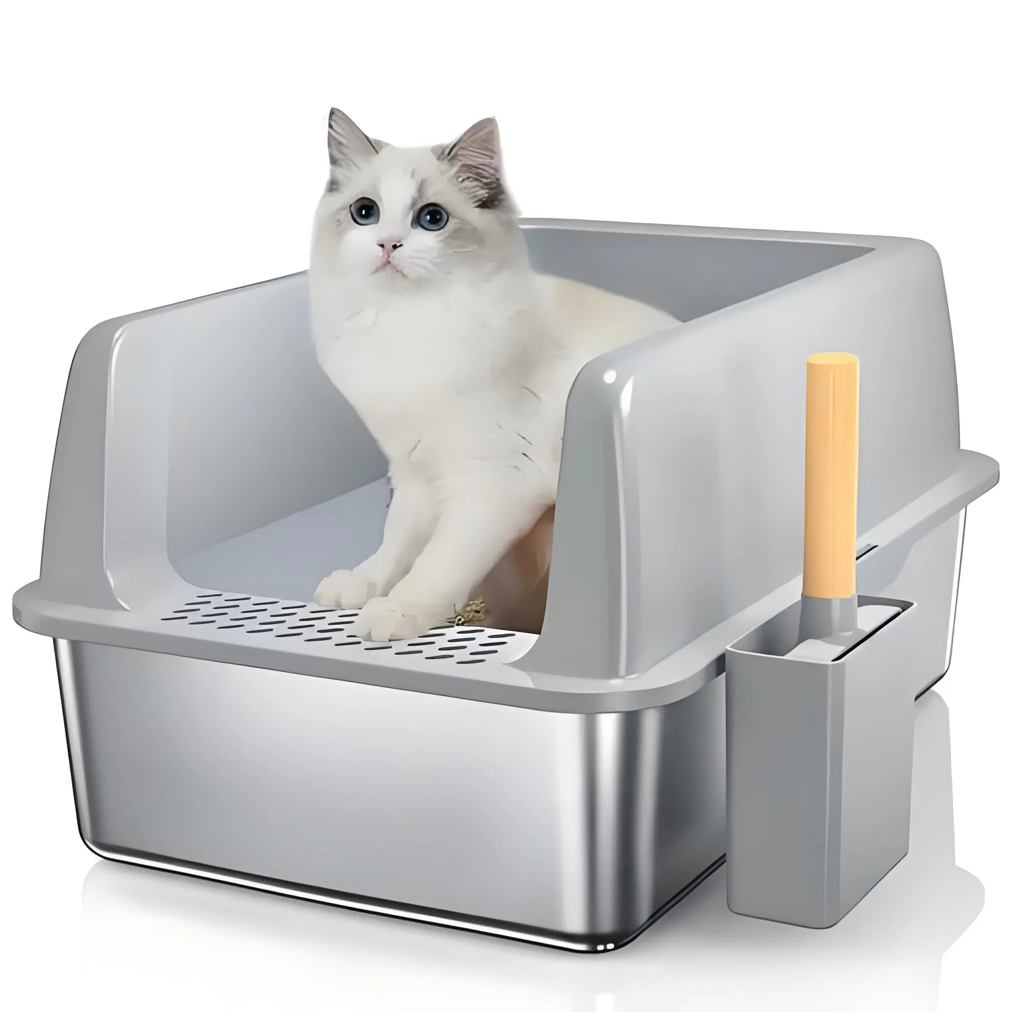 Durable Cat Litter Box with Hidden Design for Multicats