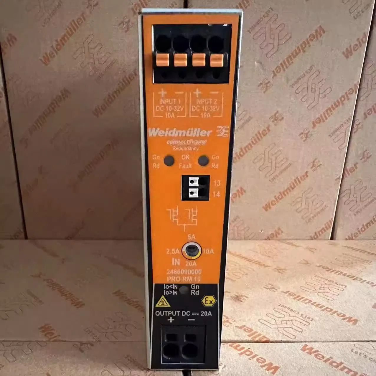 Brand New Original Weidmuller Power Redundancy Module PRO RM 10 2486090000