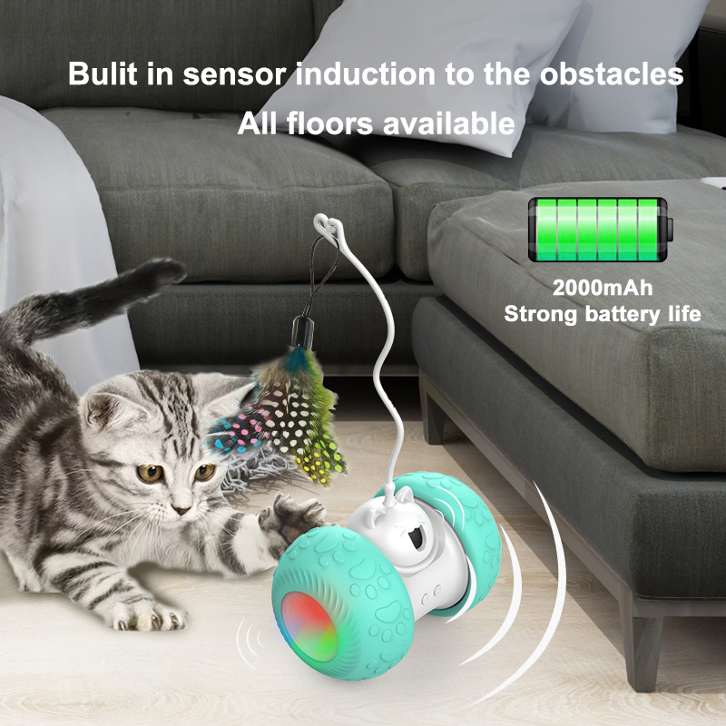 Wholesale Electric Interesting Smart Two Files Interaction Cat Toy