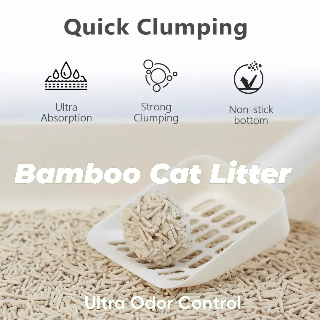 Factory Wholesale Natural Plant Based Clumping Cat Litter for Kitty - Superior Odor Control High Water Absorption Customized Package Cat Litter