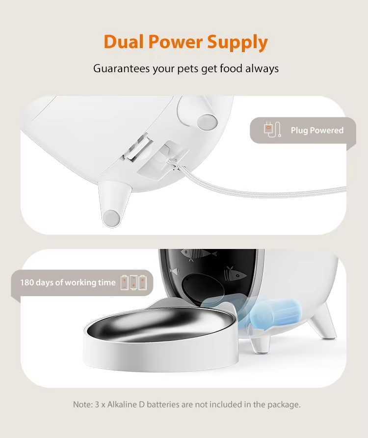 Timed Treats Safe Materials Smart Pet Feeder for Portion Control