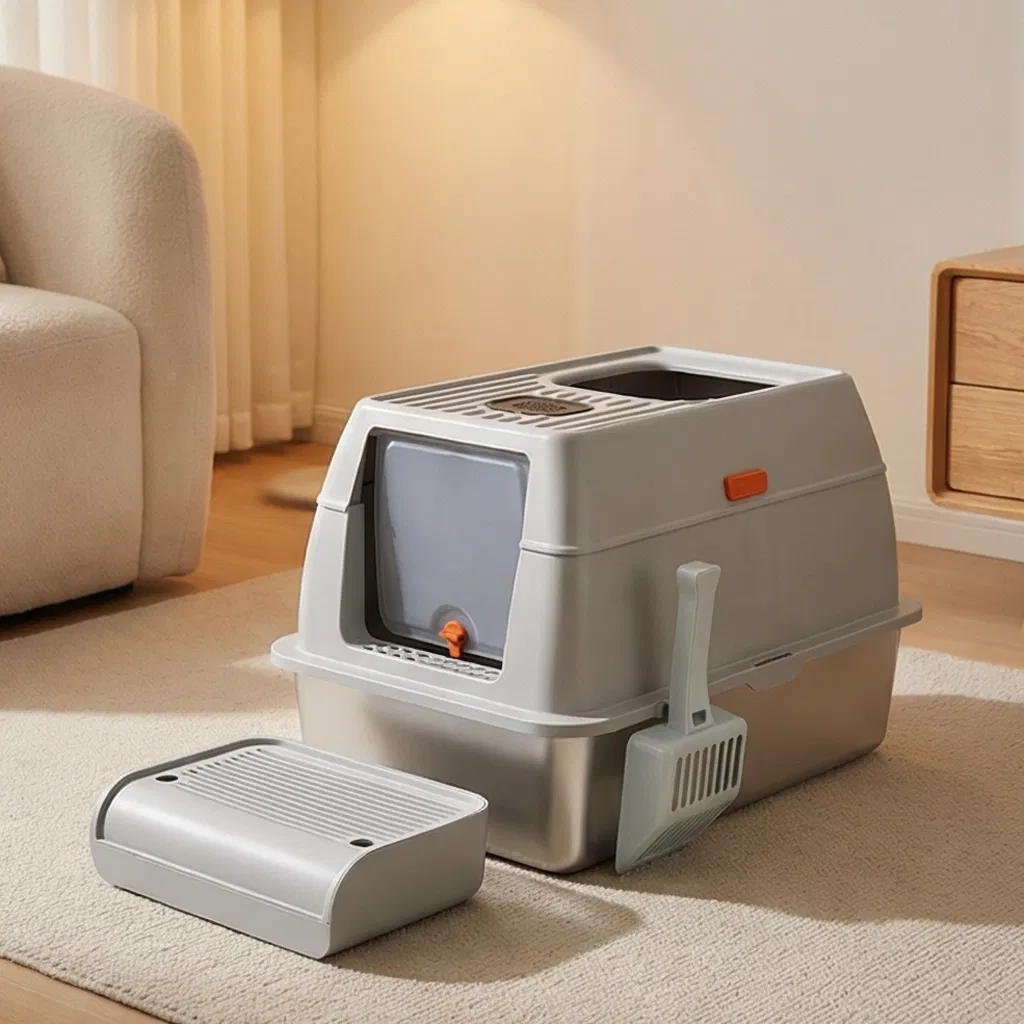 Versatile Durable Multi-Cats Cat Litter Box for Easy Maintenance