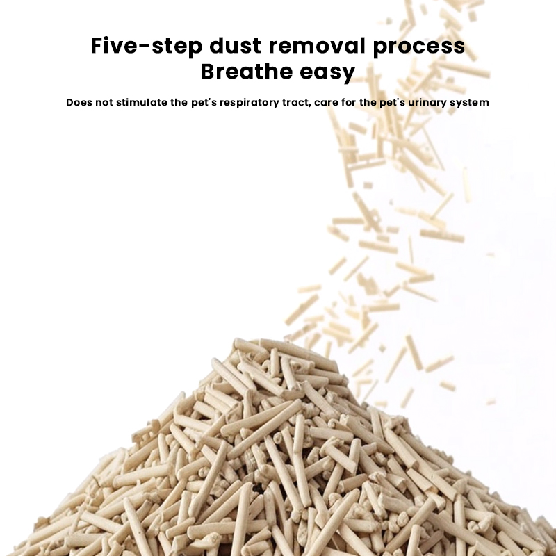 OEM/ODM Tofu Cat Litter Dust-Free Anti-Bacterial Protect Kitten's Lungs Safe Good Quality ISO Certified Factory Direct Sale 1.5mm/2.0mm Hot Sale Tofu Cat Litter