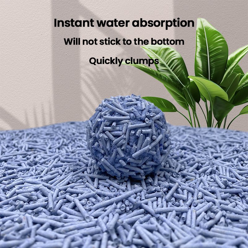 Eco Friendly Natural Litter with Odor Control and Quick Clumping Non Toxic Plant Based Comfortable and Safe 2.5kg 6L Tofu Cat Litter