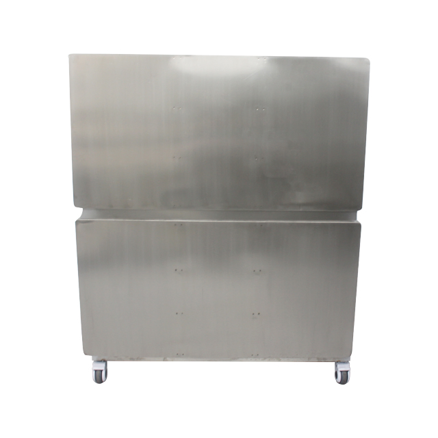 Unique 4 Spaces Stainless Steel Cat Contention Cage with Mute Sticker, Sliding Mute Door Lock and Two Floors