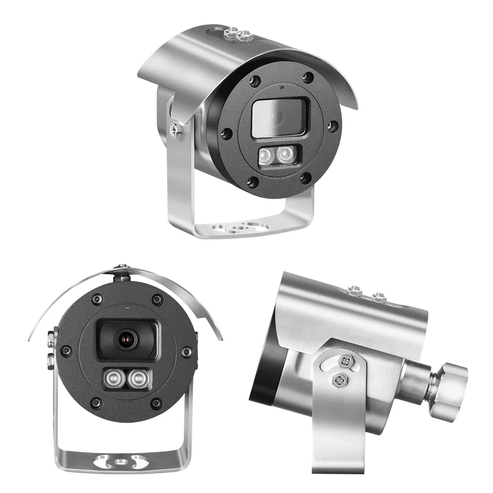 Ga-Ex3fi-M8ss 4K 8MP Sony415 304 316 Stainless Steel Explosion Proof IP Poe Surveillance Security Night Vision Infrared Camera