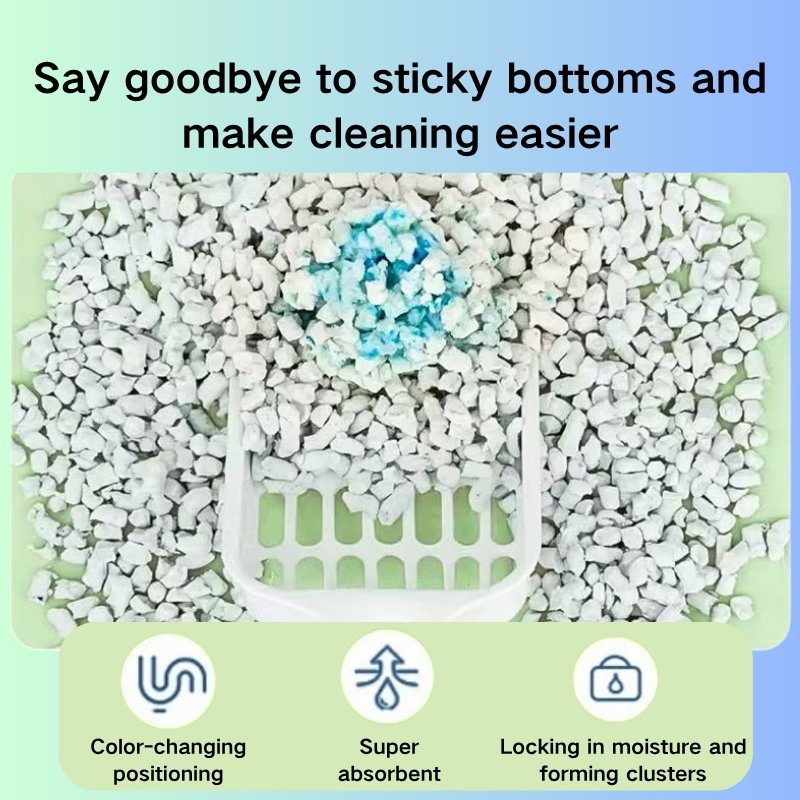 Factory Supply Biodegradable Paper Cat Litter Pellets 100% Recycled Paper Fast Absorption OEM Packaging Private Label