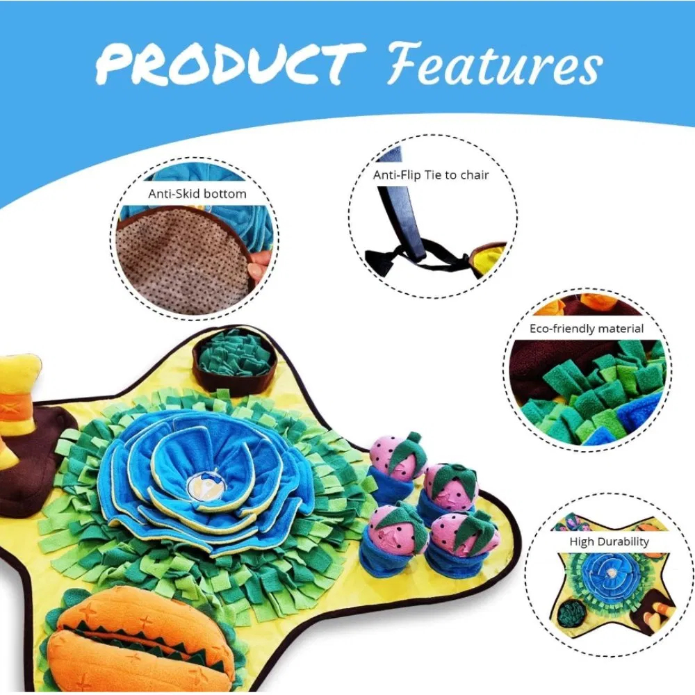 Snuffle Ball Anxiety Relief Dog Feeding Mat Enrichment Dog Puzzles for Dogs