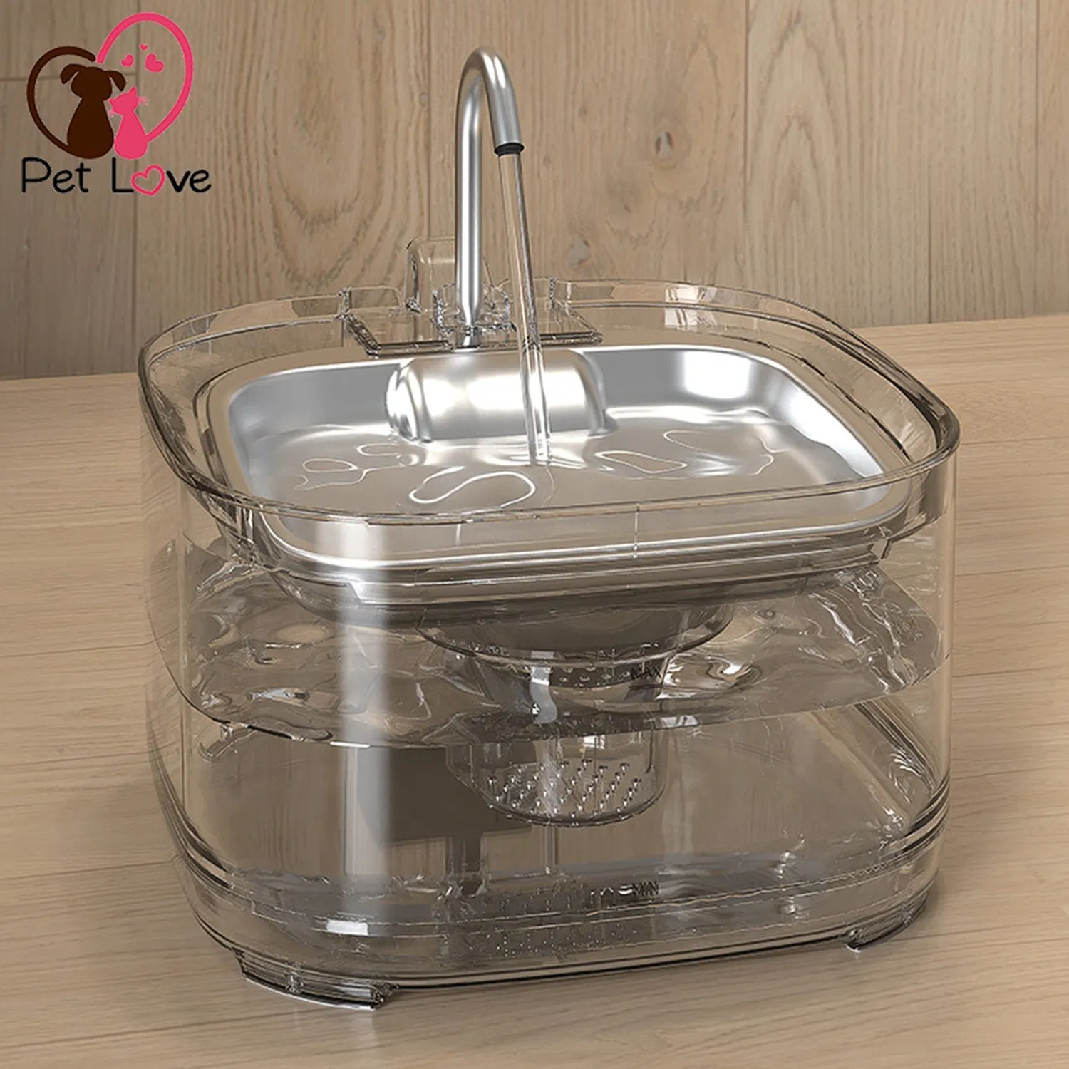 Large Capacity Smart Pet Water Dispenser USB Powered Fontana Intelligente