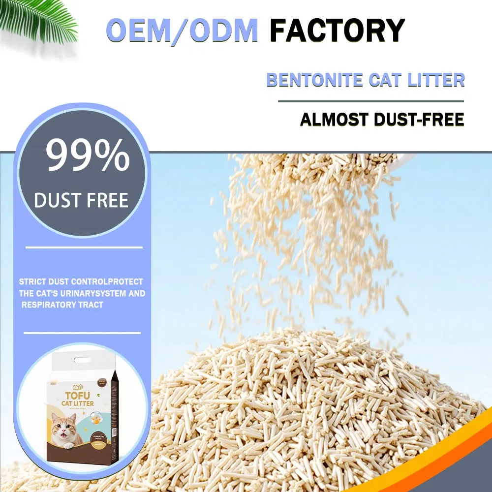 Factory Fabricado En China Pet Sand Eco-Friendly Clumping Odor Control Biodegradable Sustainable Nala Health Monitoring Tofu Cat Litter