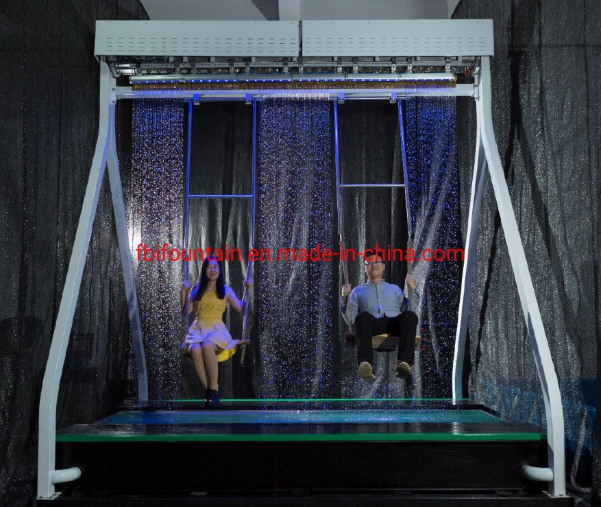 High Tech Outdoor Graphic Digital Curtain Water Fountains
