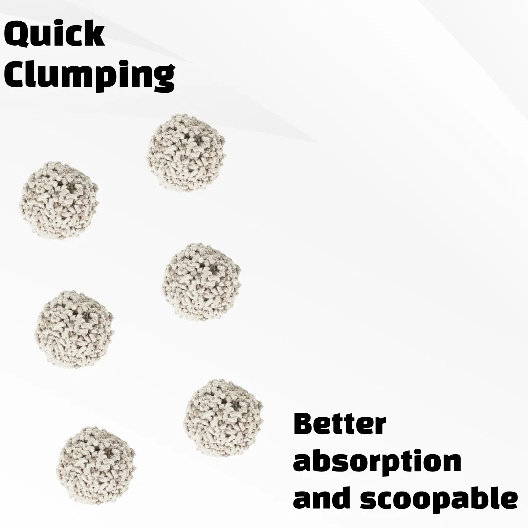 Premium Strong Antibacterial High-Agglomeration Cassava Cat Litter Large Wholesale Price