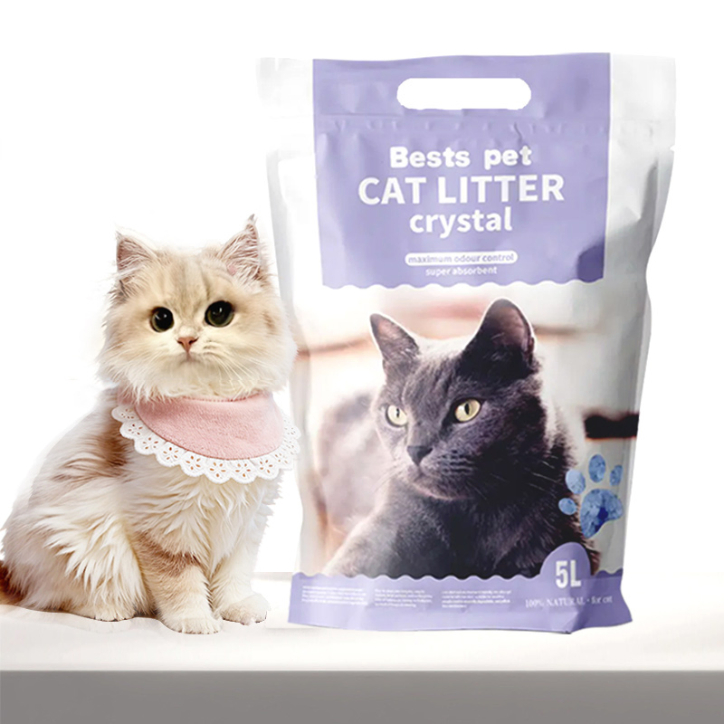 Fast Water Absorption Efficient Absorption Odor Strong Deodorization Durable Antibacterial Silica Gel Cat Litter Custom