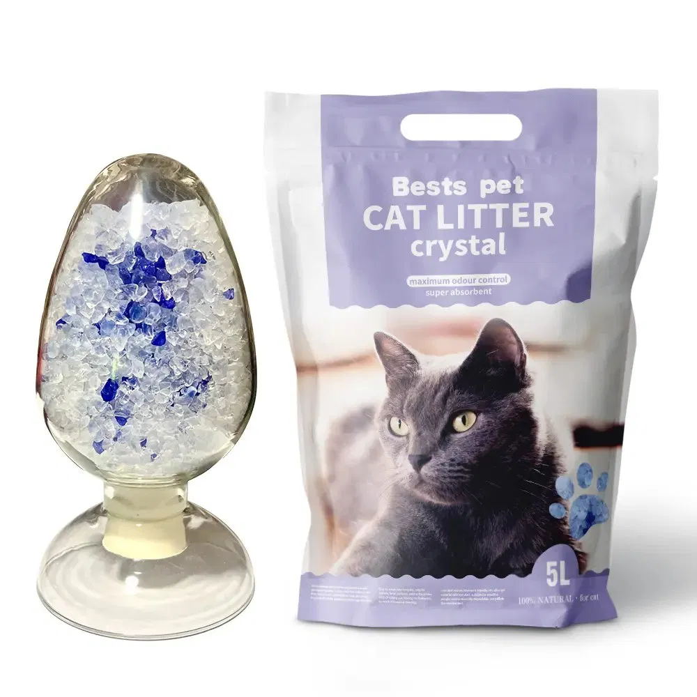 Odor Control Water Absorption Factory Low Tracking Silica Gel Cat Crystal Litter