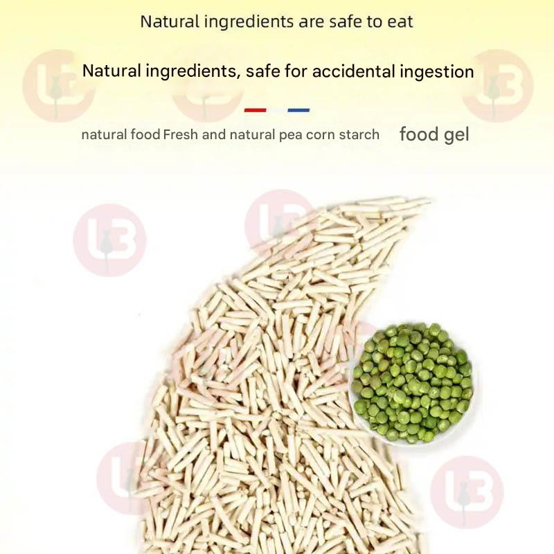 OEM Wholesale Pet Supplies Kitty Sand Manufacturer Biodegradable Bacteria Inhibition Dust Free Flushable Natural Clumping Premium Plant Tofu Cat Litter