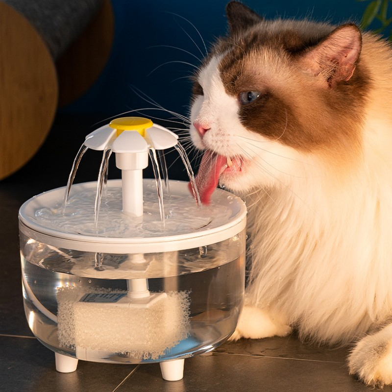 Cat Water Dispenser Automatic Circulation Large-Capacity Pet Water Dispenser Flow Filter Smart Feeder Water Bowl Mute