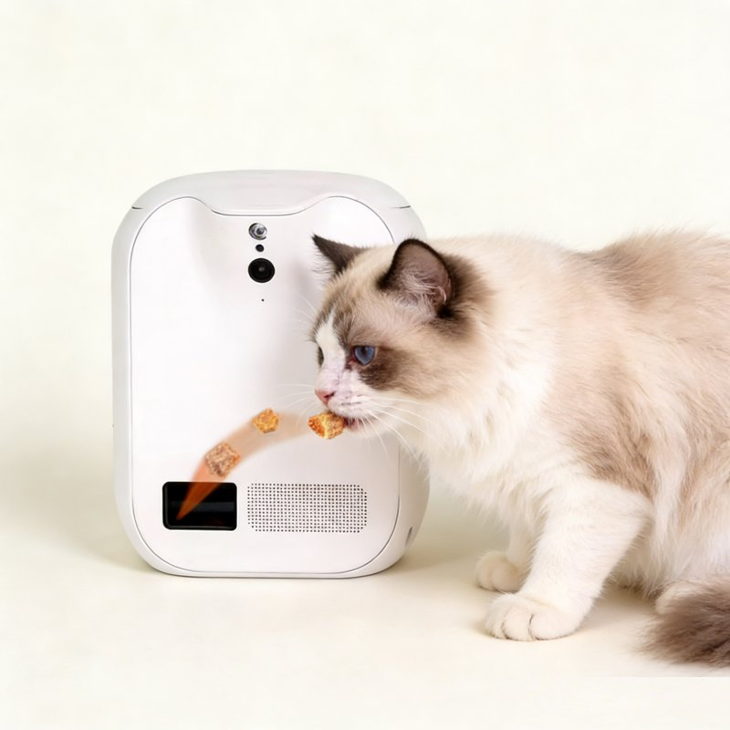 Pet Treat Dispenser Video Intercom Remote Control Pet Product