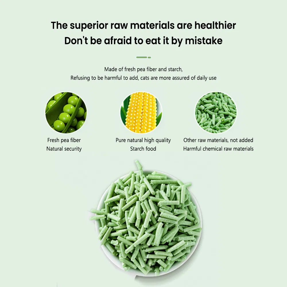 Clumping Flushable Ultra Absorbent Fast Drying 100% Natural Ingredients Cat Litter