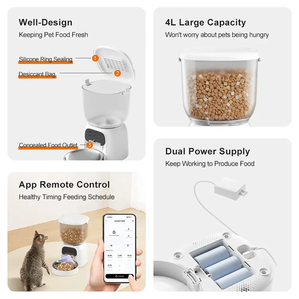 Smart Feeding Safe Materials Smart Pet Feeder for Portion Control