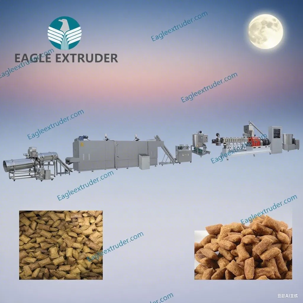 Pet Snack Production Line, Extruder with 85mm Barrel, 710kg/H for Senior - Pet Soft Snacks