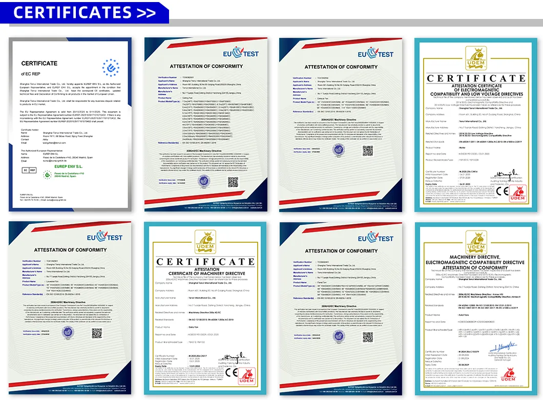Certifications