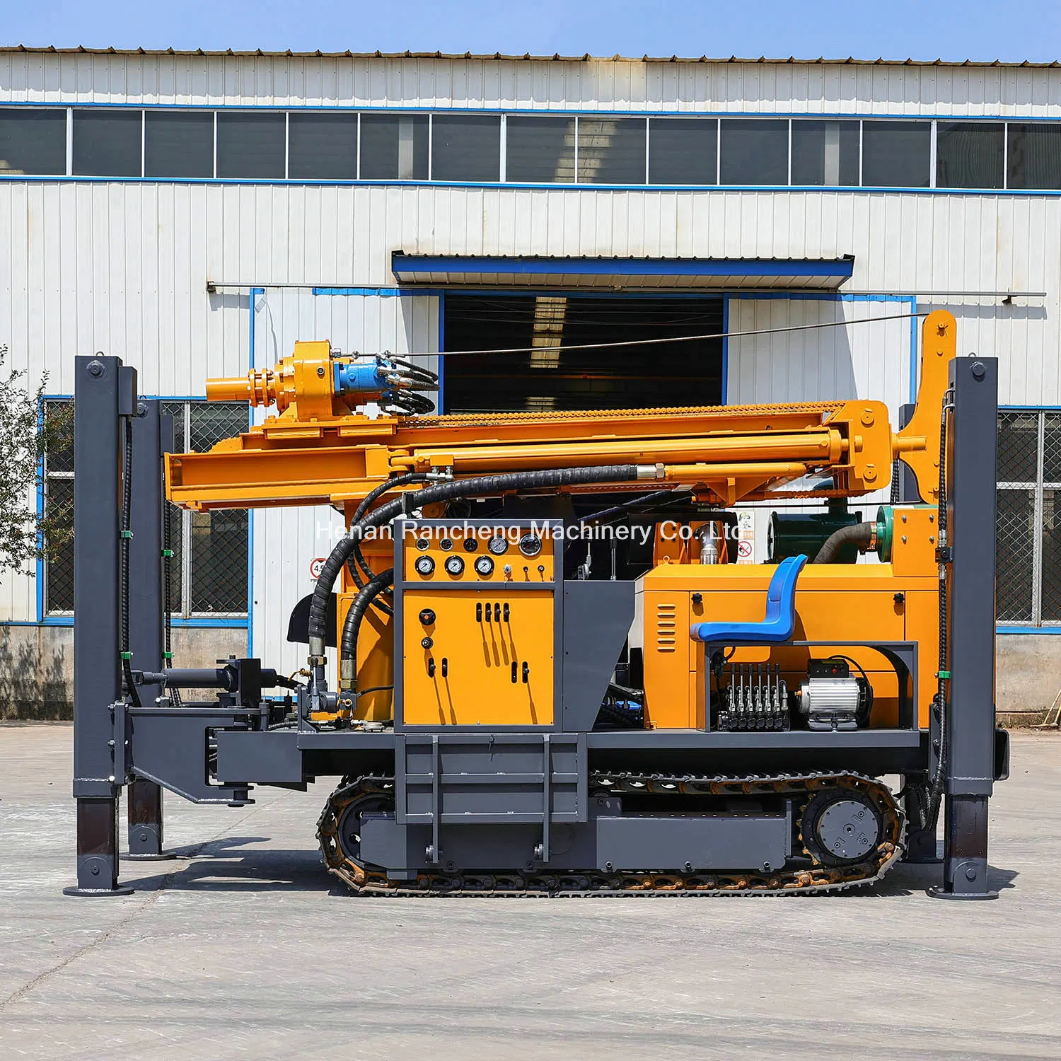 300m Water Well Drilling Rig Hydraulic Deep Well Drilling Rig Machine/ Borehole Drilling Machine with 85kw Diesel Engine