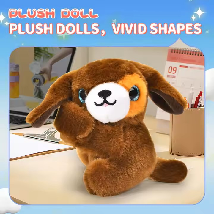 Cartoon Animal Clapping Bracelet Plush Toy