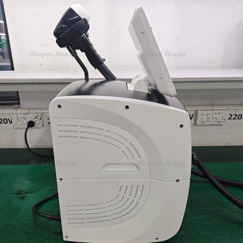 Diode Laser Hair Removal Device 1200W 2400W 3 Wavelengths Android System Remote Data Management