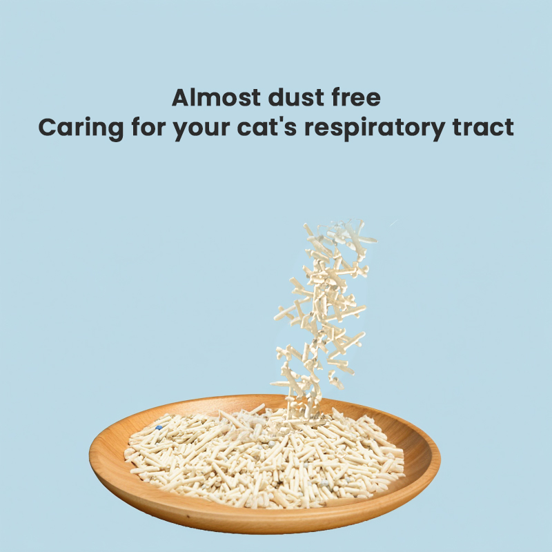 All-Natural Plant-Based Quick Absorbing Biodegradable Non-Sticky Dust-Free Safe to Flush Strong Odor Control Premium Quality Mixed Cat Litter