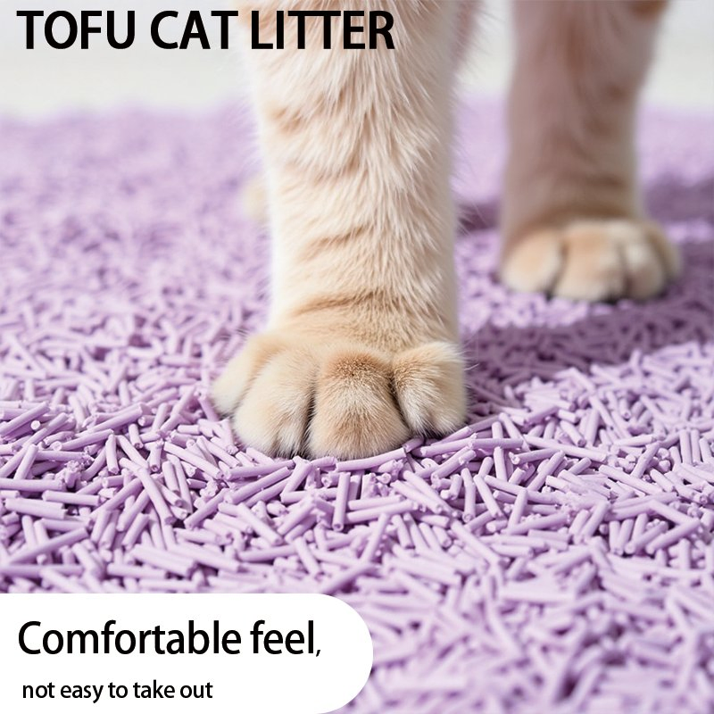 100% Natural Plant Based Eco Friendly Dust Free Fast Clumping Quick Absorption Water Soluble High Quality Tofu Cat Litter