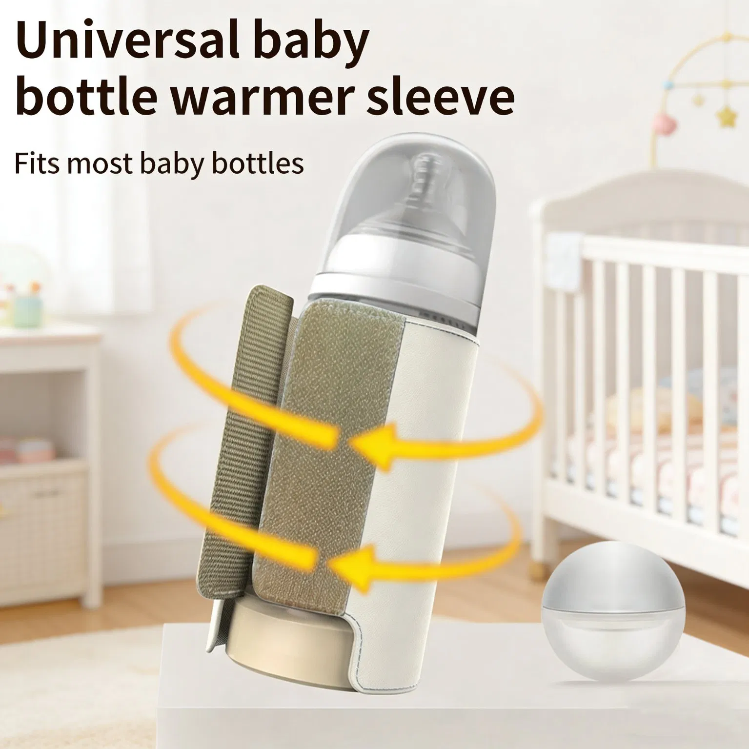 Electric Smart Milk Bottle Heater for Night Feeding with BPA-Free Material