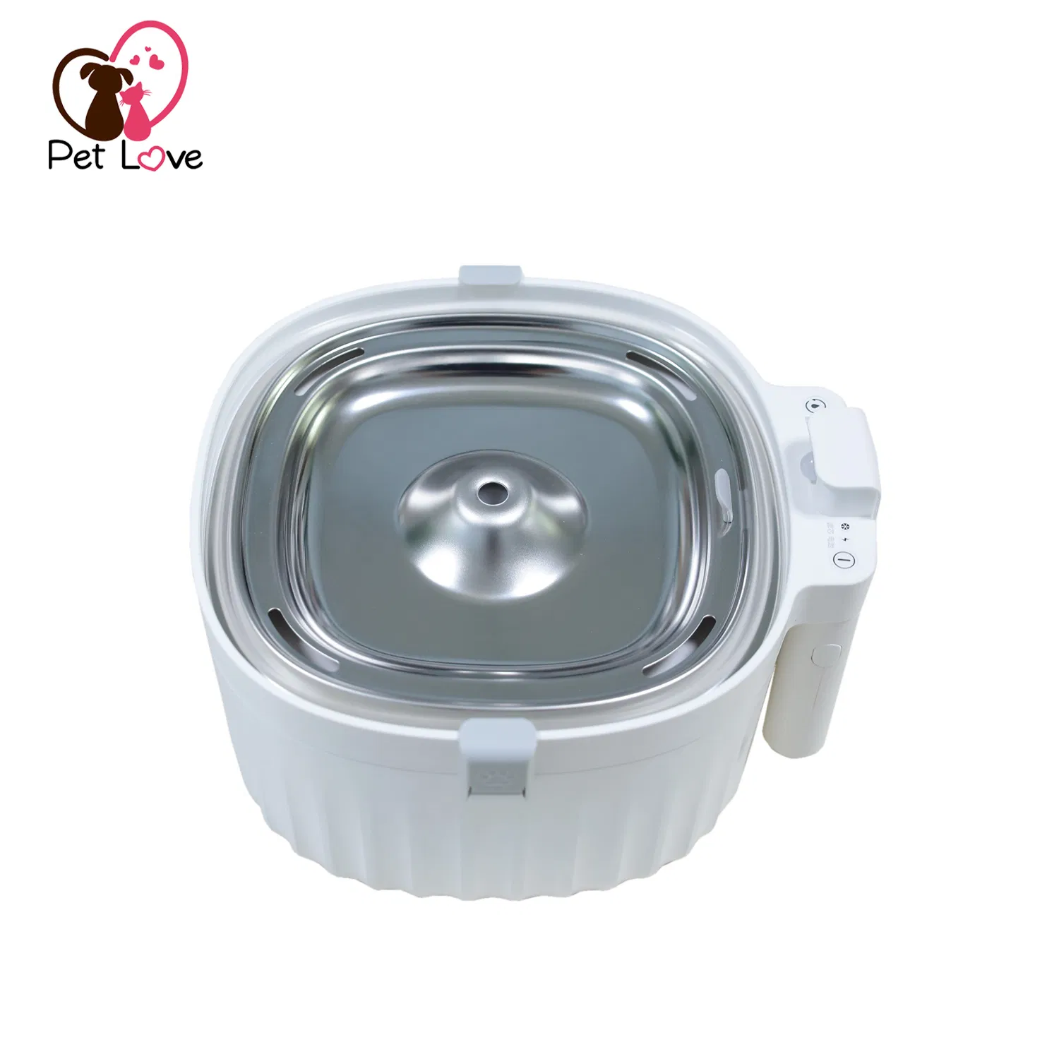 Fx902s Automatic Cat Dog Water Bowl 1.9L Smart Sensor Continuous Flow Stainless Steel