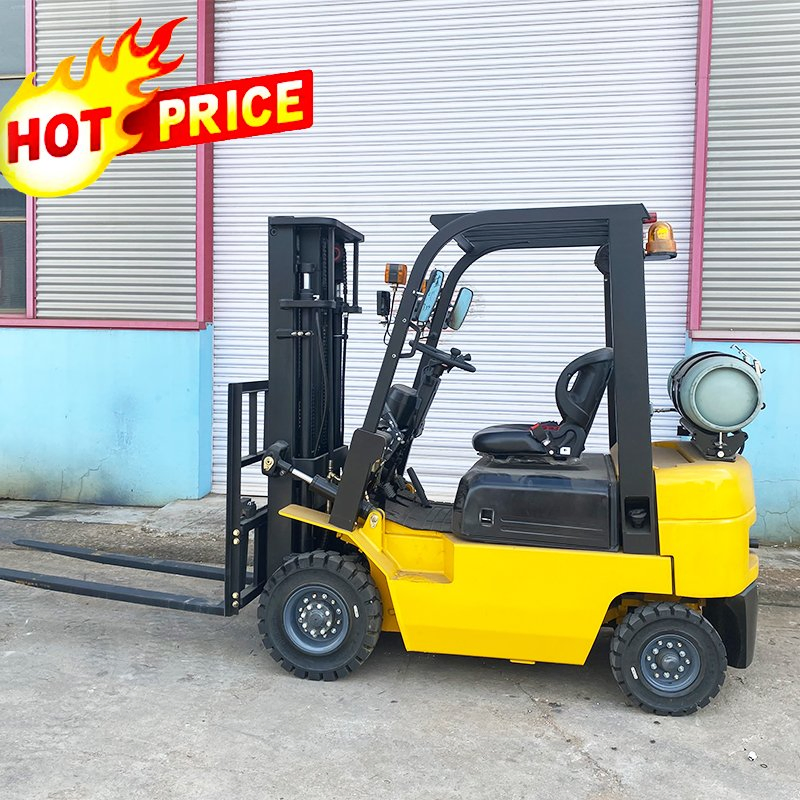 Mingyu 1.5ton/1500kgs Gas/LPG Forklift 3m/4.5m/5m/6m Lifting Height, with Japanese Isuzu/Nissan/Mitsubishi Engine, with Side Shift, Cabin, Triplex Mast