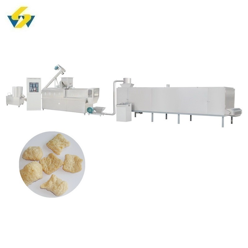 Eco Friendly Expended Organic Dry Textured Spy Protein Tvp Tsp Processing Line Making Machines and Equipment