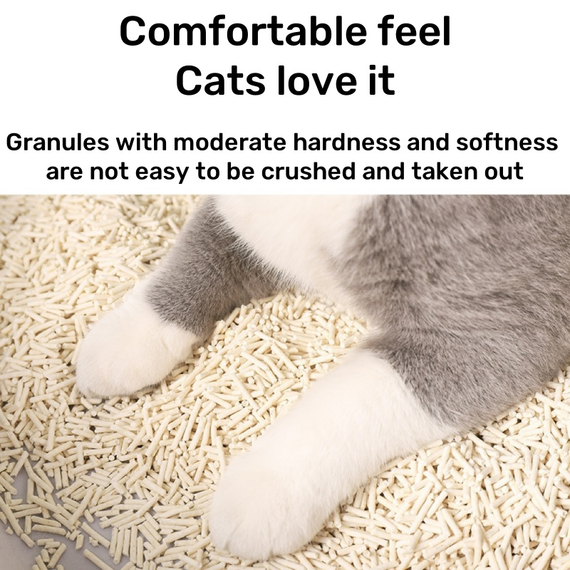 OEM/ODM Pet Products Clumping Plant-Based Tofu Cat Litter Dust-Free Natural Pet Accessories