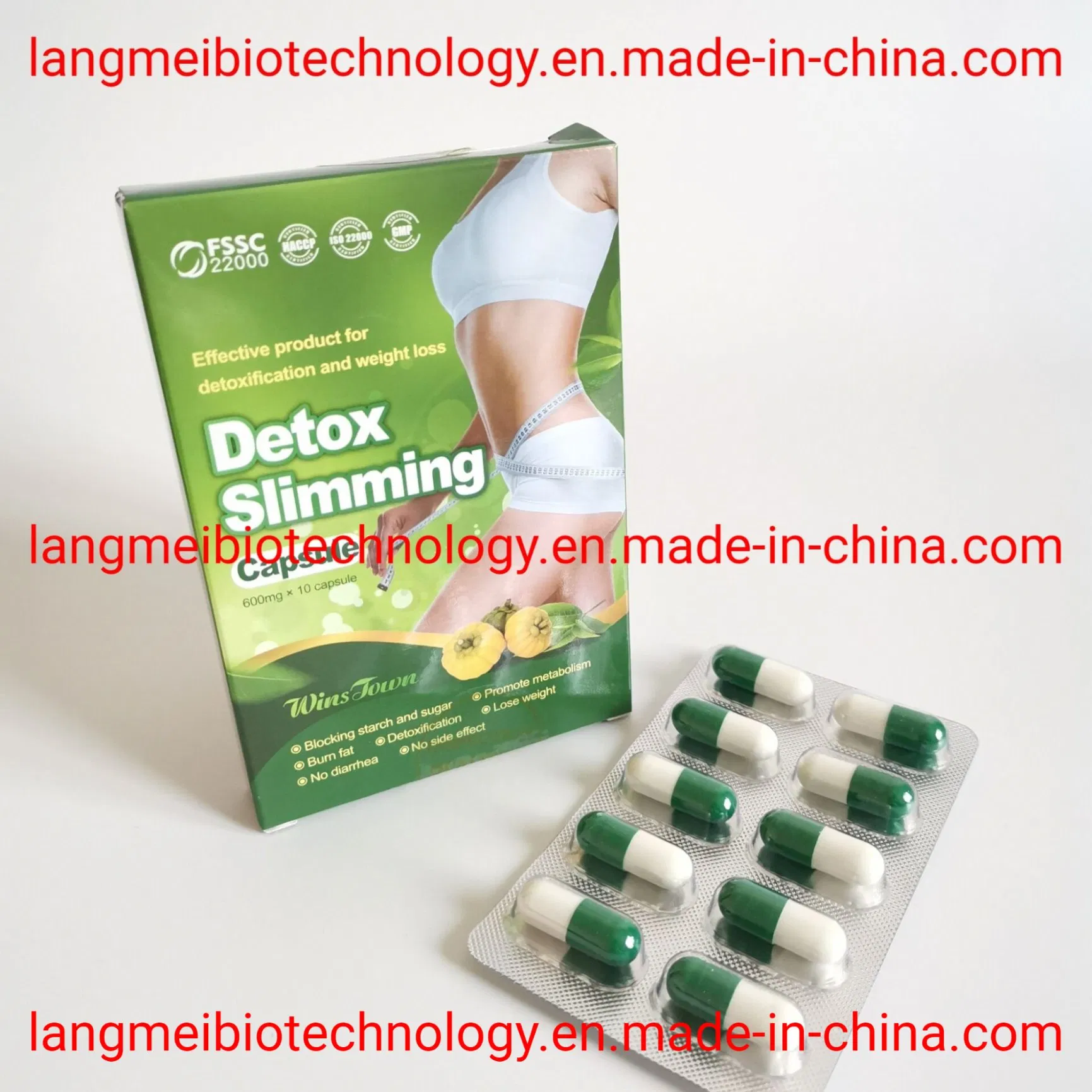 Wholesale Price Strong Appetite Suppressant Diet Weight Loss Pills Detox Slimming Capsule