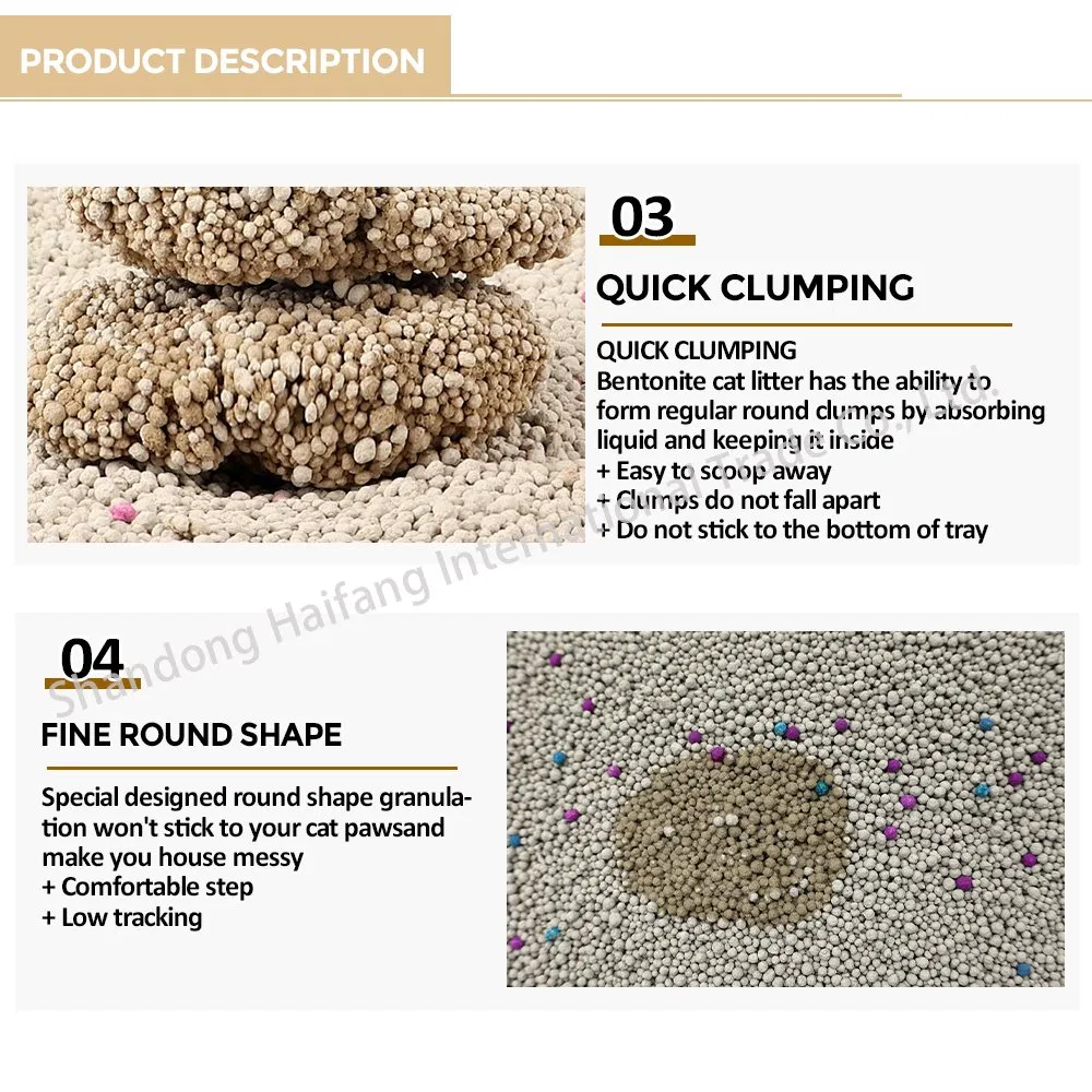 Dustless Bentonite Litter for Sensitive Homes Hypoallergenic Granules No Chemical Additives Fob Deal Cat Litter