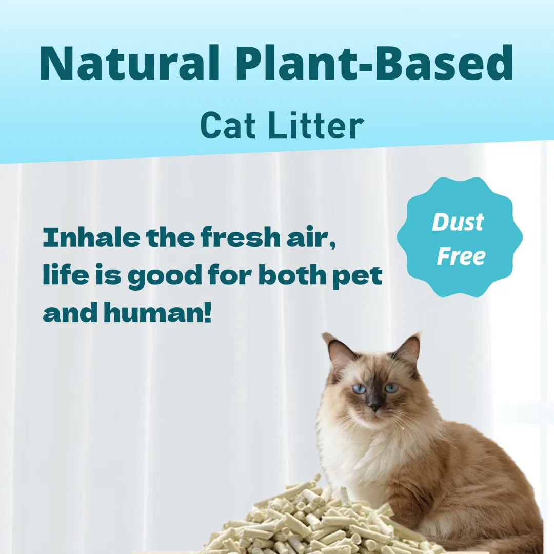 Hot Selling Plant Based Litter Biodegradable Highly Absorbent with Strong Odor Control OEM/ODM Natural Bamboo Cat Litter