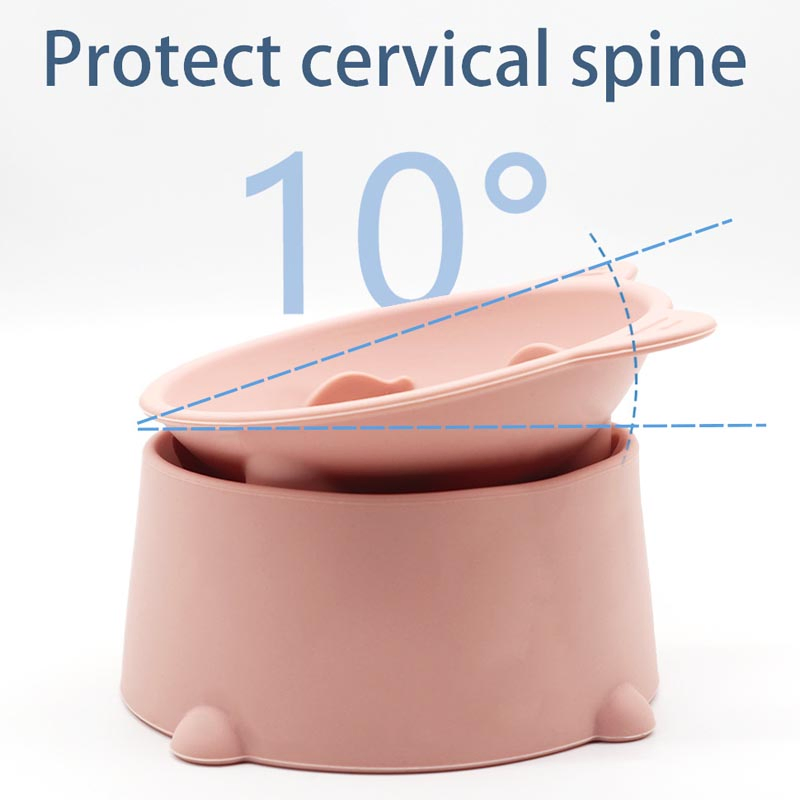 BPA Free Elevating Silicone Slow Feeder Bowl for Pets