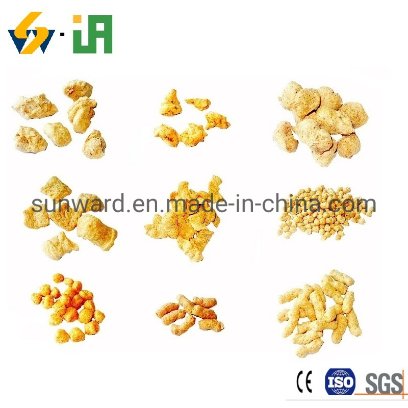 Eco Friendly Expended Organic Dry Textured Spy Protein Tvp Tsp Processing Line Making Machines and Equipment